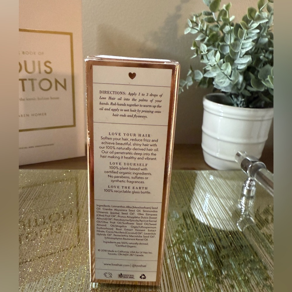 LOVE Hair Nourishing Oil - New in Box - Picture 7 of 7